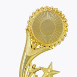 Human with Sun Medal  And Star Trophy, FP1032 - Image 2